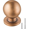 image:imageVEVOR Cabinet Knobs 25 Pack 11 Inch Zinc Alloy Drawer Pulls amp Door Handles Mushroom Kitchen Dresser Solid Knobs Cupboard Hardware with Screws for Bathroom Closet Cabinets Drawers Nickel Color12 PCS