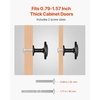 image:imageVEVOR Cabinet Knobs 25 Pack 11 Inch Zinc Alloy Drawer Pulls amp Door Handles Mushroom Kitchen Dresser Solid Knobs Cupboard Hardware with Screws for Bathroom Closet Cabinets Drawers Nickel Color30 PCS