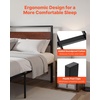 image:imageVEVOR Canopy Bed Frame Full Size Metal Canopy Bed with Four Posters Design Heavy Duty Steel Slats Support Underbed Storage Space No Box Spring Needed Easy Assembly BlackKing