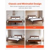 image:imageVEVOR Canopy Bed Frame Full Size Metal Canopy Bed with Four Posters Design Heavy Duty Steel Slats Support Underbed Storage Space No Box Spring Needed Easy Assembly BlackQueen