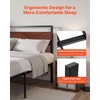 image:imageVEVOR Canopy Bed Frame Full Size Metal Canopy Bed with Four Posters Design Heavy Duty Steel Slats Support Underbed Storage Space No Box Spring Needed Easy Assembly BlackQueen