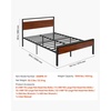 image:imageVEVOR Canopy Bed Frame Full Size Metal Canopy Bed with Four Posters Design Heavy Duty Steel Slats Support Underbed Storage Space No Box Spring Needed Easy Assembly BlackFull
