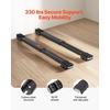 image:imageVEVOR Heavy Duty Furniture Appliances Rollers 660 lbs Total Load Extendable Appliance Rollers Mobile Washing Machine Base Fridge Stand Dolly Movers for Refrigerators Dryers Dishwashers BlackBlack