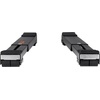 image:imageVEVOR Heavy Duty Furniture Appliances Rollers 660 lbs Total Load Extendable Appliance Rollers Mobile Washing Machine Base Fridge Stand Dolly Movers for Refrigerators Dryers Dishwashers BlackBlack