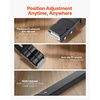 image:imageVEVOR Heavy Duty Furniture Appliances Rollers 660 lbs Total Load Extendable Appliance Rollers Mobile Washing Machine Base Fridge Stand Dolly Movers for Refrigerators Dryers Dishwashers BlackBlack