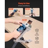 image:imageVEVOR Lawn Mower Blade Sharpener and Balancer 15  45 Adjustable Lawnmower Blade Sharpening Tool with 4 Adapter Pins Ball Bearings amp 25mm Enlarged Handle Compatible with Most Angle GrindersWith balancer