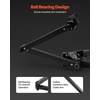 image:imageVEVOR Lawn Mower Blade Sharpener and Balancer 15  45 Adjustable Lawnmower Blade Sharpening Tool with 4 Adapter Pins Ball Bearings amp 25mm Enlarged Handle Compatible with Most Angle GrindersNo balancer