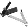 image:imageVEVOR Lawn Mower Blade Sharpener and Balancer 15  45 Adjustable Lawnmower Blade Sharpening Tool with 4 Adapter Pins Ball Bearings amp 25mm Enlarged Handle Compatible with Most Angle GrindersWith balancer