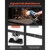 image:imageVEVOR Lawn Mower Blade Sharpener and Balancer 15  45 Adjustable Lawnmower Blade Sharpening Tool with 4 Adapter Pins Ball Bearings amp 25mm Enlarged Handle Compatible with Most Angle GrindersWith balancer