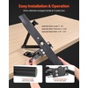 image:imageVEVOR Lawn Mower Blade Sharpener and Balancer 15  45 Adjustable Lawnmower Blade Sharpening Tool with 4 Adapter Pins Ball Bearings amp 25mm Enlarged Handle Compatible with Most Angle GrindersNo balancer