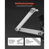 image:imageVEVOR Lawn Mower Blade Sharpener and Balancer 15  45 Adjustable Lawnmower Blade Sharpening Tool with 4 Adapter Pins Ball Bearings amp 25mm Enlarged Handle Compatible with Most Angle GrindersWith balancer
