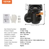 image:imageVEVOR Leveling Casters Set of 4 2200 lbs Total Load Capacity 25 inches Heavy Duty with Upgraded Handle Design 360 Degree Swivel Caster Wheels Adjustable Casters with Feet for Workbench Machine25 Leveling Casters