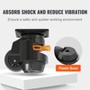 image:imageVEVOR Leveling Casters Set of 4 2200 lbs Total Load Capacity 25 inches Heavy Duty with Upgraded Handle Design 360 Degree Swivel Caster Wheels Adjustable Casters with Feet for Workbench Machine25 Leveling Casters