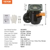image:imageVEVOR Leveling Casters Set of 4 2200 lbs Total Load Capacity 25 inches Heavy Duty with Upgraded Handle Design 360 Degree Swivel Caster Wheels Adjustable Casters with Feet for Workbench Machine2 Leveling Casters