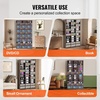 image:imageVEVOR Media Storage Cabinet Adjustable DVD Cabinet CD Storage Protects amp Organizes Music Movie Video Games or Memorabilia CollectionsEspresso
