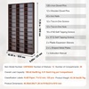 image:imageVEVOR Media Storage Cabinet Adjustable DVD Cabinet CD Storage Protects amp Organizes Music Movie Video Games or Memorabilia CollectionsEspresso