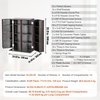 image:imageVEVOR Media Storage Cabinet DVD Cabinet with Doors and Shelves CD Storage Adjustable DVD Shelf Protects amp Organizes Music Movie Video Games or CollectionsEspressoEspresso