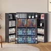 image:imageVEVOR Media Storage Cabinet DVD Cabinet with Doors and Shelves CD Storage Adjustable DVD Shelf Protects amp Organizes Music Movie Video Games or CollectionsEspressoEspresso