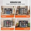 image:imageVEVOR Media Storage Cabinet DVD Cabinet with Doors and Shelves CD Storage Adjustable DVD Shelf Protects amp Organizes Music Movie Video Games or CollectionsEspressoEspresso