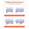 image:imageVEVOR Office Divider Privacy Partition 1Pack 70 x 70 Modular Wall Room Divider PET Workstation Cubicle Partition with Frosted Windows Freestanding Privacy Panel Wall for Office Library