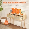image:imageVEVOR Rattan Console Table with 3 Storage Drawers Rattan Entryway Table with Natural Rattan Sliding Door Console Sofa Table for Living Room Study Entryway Or TV Wall Natural2 Drawers