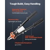 image:imageVEVOR Rivet Nut Tool Kit 17Inch Rivnut Tool Kit with 13 Mandrels and 130 Nuts Metric and SAE Size M3 M4 M5 M6 M8 M10 M12 1213 832 1024 1420 51618 3816 UNC a Carrying CaseRIVET GUN