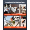 image:imageVEVOR Rivet Nut Tool Kit 17Inch Rivnut Tool Kit with 13 Mandrels and 130 Nuts Metric and SAE Size M3 M4 M5 M6 M8 M10 M12 1213 832 1024 1420 51618 3816 UNC a Carrying CaseRIVET GUN