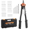 image:imageVEVOR Rivet Nut Tool Kit 17Inch Rivnut Tool Kit with 13 Mandrels and 130 Nuts Metric and SAE Size M3 M4 M5 M6 M8 M10 M12 1213 832 1024 1420 51618 3816 UNC a Carrying CaseRIVET GUN