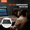 image:imageVEVOR Sound Dampening Blanket 96 x 80 Extra Large Studio Grommeted Blanket with Grommets Light Blocker for Door Acoustic Noise Blocking Blanket Studio Sound Absorption Sheet Black