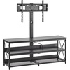 image:imageVEVOR TV Stand with Mount 472 Inch TV Stand Console with Power Outlet for 3275 Inch TVs Height Adjustable Swivel Entertainment Center with Open Storage Shelf for Living Room Bedroom Black