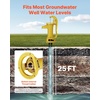 image:imageVEVOR Well Hand Pitcher Pump 25 ft Maximum Lift Antique Cast Iron Manual Hand Water Pump NPT 114 in Connection Easy Installation Old Fashioned for Outdoor Garden Pond Backyard Farm RedYellow