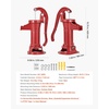 image:imageVEVOR Well Hand Pitcher Pump 25 ft Maximum Lift Antique Cast Iron Manual Hand Water Pump NPT 114 in Connection Easy Installation Old Fashioned for Outdoor Garden Pond Backyard Farm RedRed