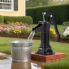 image:imageVEVOR Well Hand Pitcher Pump 25 ft Maximum Lift Antique Cast Iron Manual Hand Water Pump NPT 114 in Connection Easy Installation Old Fashioned for Outdoor Garden Pond Backyard Farm RedBlack