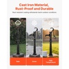 image:imageVEVOR Well Hand Pitcher Pump 25 ft Maximum Lift Antique Cast Iron Manual Hand Water Pump NPT 114 in Connection Easy Installation Old Fashioned for Outdoor Garden Pond Backyard Farm RedBlack