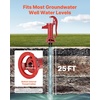 image:imageVEVOR Well Hand Pitcher Pump 25 ft Maximum Lift Antique Cast Iron Manual Hand Water Pump NPT 114 in Connection Easy Installation Old Fashioned for Outdoor Garden Pond Backyard Farm RedRed