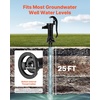 image:imageVEVOR Well Hand Pitcher Pump 25 ft Maximum Lift Antique Cast Iron Manual Hand Water Pump NPT 114 in Connection Easy Installation Old Fashioned for Outdoor Garden Pond Backyard Farm RedBlack