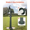image:imageVEVOR Well Hand Pitcher Pump 25 ft Maximum Lift Antique Cast Iron Manual Hand Water Pump NPT 114 in Connection Easy Installation Old Fashioned for Outdoor Garden Pond Backyard Farm RedGreen