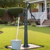 image:imageVEVOR Well Hand Pitcher Pump 25 ft Maximum Lift Antique Cast Iron Manual Hand Water Pump NPT 114 in Connection Easy Installation Old Fashioned for Outdoor Garden Pond Backyard Farm RedGreen
