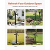 image:imageVEVOR Well Hand Pitcher Pump 25 ft Maximum Lift Antique Cast Iron Manual Hand Water Pump NPT 114 in Connection Easy Installation Old Fashioned for Outdoor Garden Pond Backyard Farm RedBlack