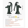 image:imageVEVOR Well Hand Pitcher Pump 25 ft Maximum Lift Antique Cast Iron Manual Hand Water Pump NPT 114 in Connection Easy Installation Old Fashioned for Outdoor Garden Pond Backyard Farm RedGreen