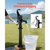 image:imageVEVOR Well Hand Pitcher Pump 25 ft Maximum Lift Antique Cast Iron Manual Hand Water Pump NPT 114 in Connection Easy Installation Old Fashioned for Outdoor Garden Pond Backyard Farm RedBlack