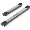 image:imageVEVOR Heavy Duty Furniture Appliances Rollers 660 lbs Total Load Extendable Appliance Rollers Mobile Washing Machine Base Fridge Stand Dolly Movers for Refrigerators Dryers Dishwashers BlackGray