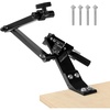 image:imageVEVOR Lawn Mower Blade Sharpener and Balancer 15  45 Adjustable Lawnmower Blade Sharpening Tool with 4 Adapter Pins Ball Bearings amp 25mm Enlarged Handle Compatible with Most Angle GrindersNo balancer