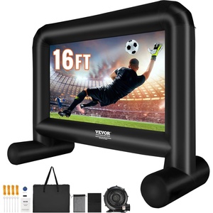 image:imageVEVOR 20FT Inflatable Movie Screen Inflatable Projector Screen with Portable Storage Bag 169 Easy Set Up Movie Projection for Outdoor Backyard Home Theater Theme Party16 Feet