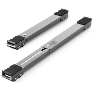 image:imageVEVOR Heavy Duty Furniture Appliances Rollers 660 lbs Total Load Extendable Appliance Rollers Mobile Washing Machine Base Fridge Stand Dolly Movers for Refrigerators Dryers Dishwashers BlackGray