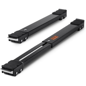 image:imageVEVOR Heavy Duty Furniture Appliances Rollers 660 lbs Total Load Extendable Appliance Rollers Mobile Washing Machine Base Fridge Stand Dolly Movers for Refrigerators Dryers Dishwashers BlackBlack