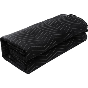image:imageVEVOR Sound Dampening Blanket 96 x 80 Extra Large Studio Grommeted Blanket with Grommets Light Blocker for Door Acoustic Noise Blocking Blanket Studio Sound Absorption Sheet Black