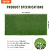 image:imageVEVOR Artificial Grass 10 x 3 ft Fake Grass Turf Rug 06 in Pile Height Realistic Synthetic Lawn Carpet Roll Mat Easy Clean Drainage Holes for Patio Garden Balcony Outdoor Indoor Decor Green5 x 10 FT