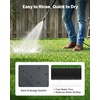image:imageVEVOR Artificial Grass 10 x 3 ft Fake Grass Turf Rug 06 in Pile Height Realistic Synthetic Lawn Carpet Roll Mat Easy Clean Drainage Holes for Patio Garden Balcony Outdoor Indoor Decor Green65 x 10 FT