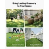 image:imageVEVOR Artificial Grass 10 x 3 ft Fake Grass Turf Rug 06 in Pile Height Realistic Synthetic Lawn Carpet Roll Mat Easy Clean Drainage Holes for Patio Garden Balcony Outdoor Indoor Decor Green3 x 10 FT